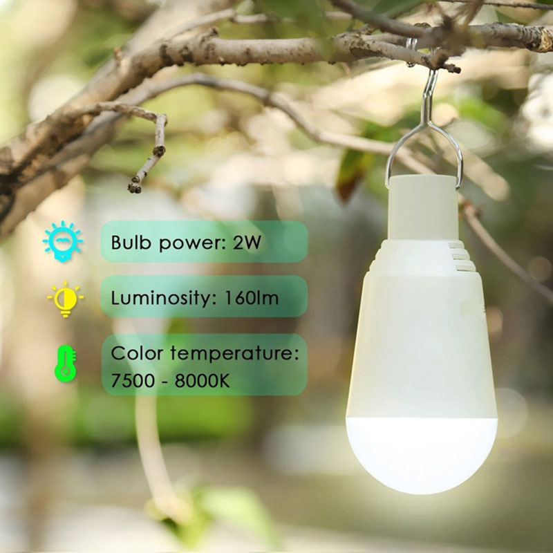 Solenergi LED-lampa